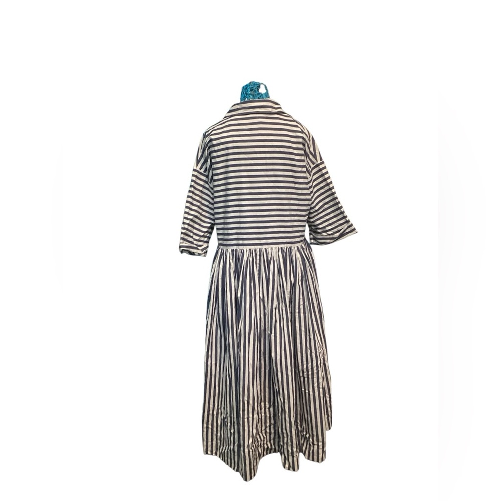 💥PRICE DROP💥 Julia Stripe Midi Shirtdress - NO BELT - Picture 4 of 6